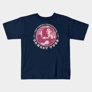 Ernest Tubb - The Texas Troubadour RETRO Kids T-Shirt